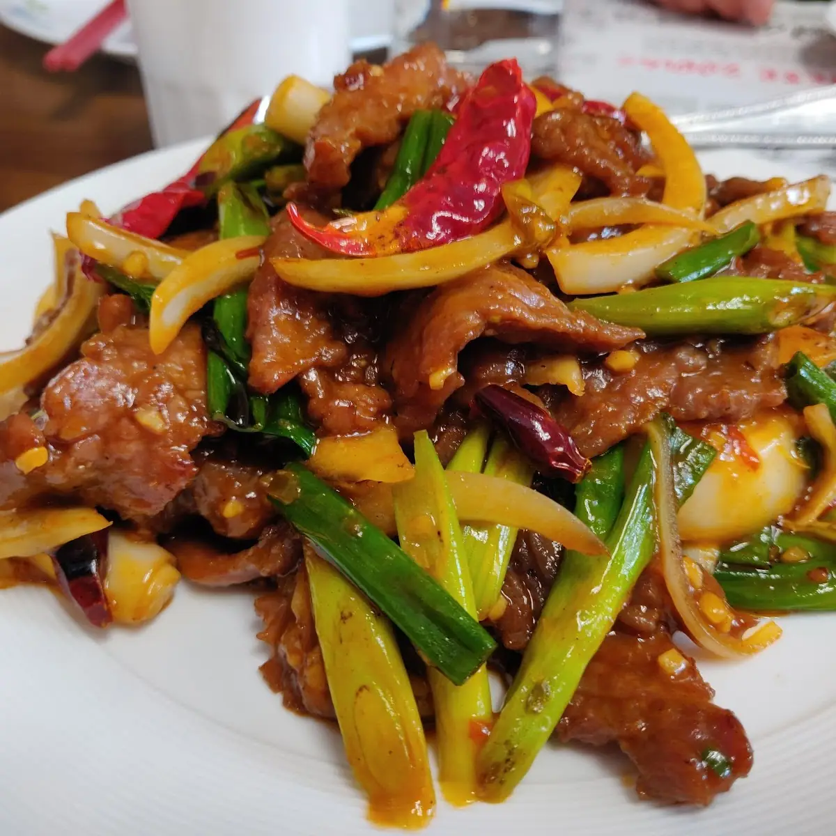 mongolian beef 蒙古牛肉